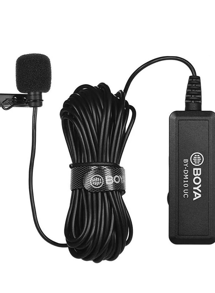 BOYA BY-DM10UC Digital Lavalier Microphone With USb-C And USb-A Connector - Image 2