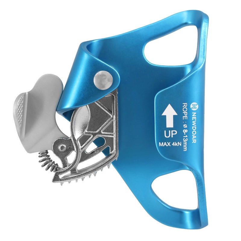 NewDoar Rock Climbing Chest Ascender Abdominal for Vertical Rope Climbing CE Certified Rope Clamp for 8~13MM Rope(Blue) - Image 5
