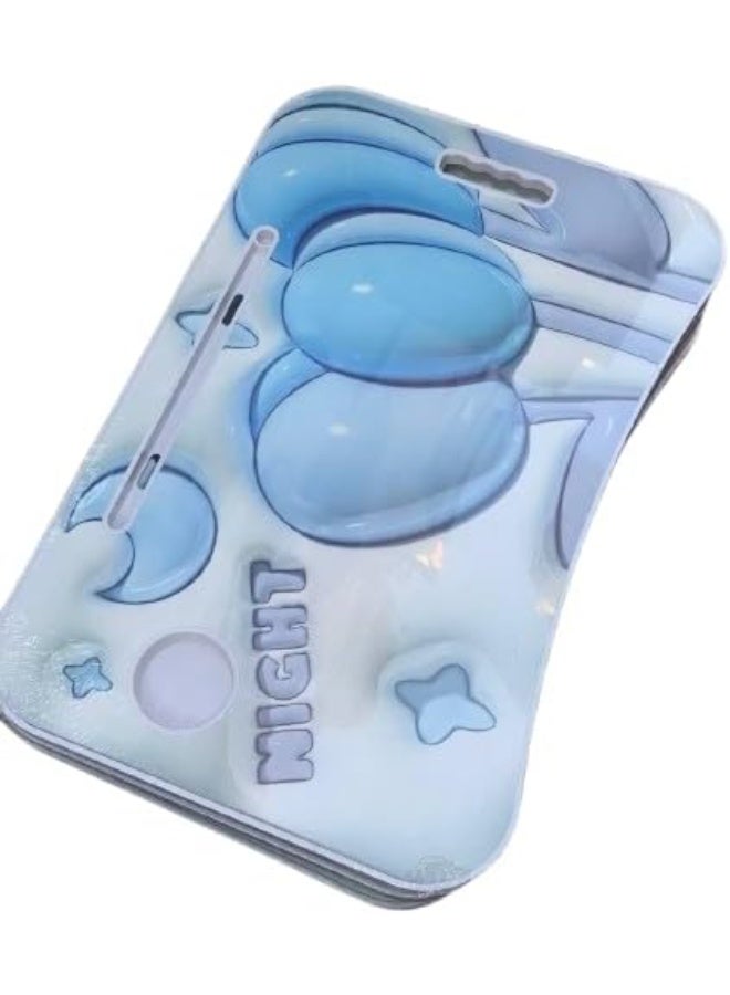 ترابيزة متعددة الاستخدام للأطفال – قابلة للطي للمذاكرة واللاب توب وتناول الطعام على السرير مع حامل أكواب ومكان للأقلام – خامة عالية الجودة (R) - Image 3