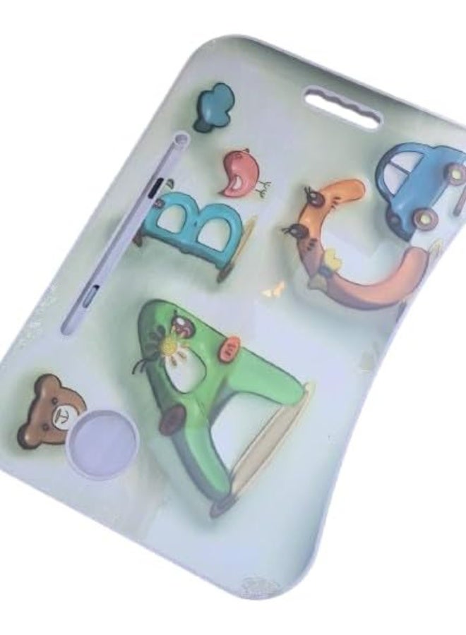 ترابيزة متعددة الاستخدام للأطفال – قابلة للطي للمذاكرة واللاب توب وتناول الطعام على السرير مع حامل أكواب ومكان للأقلام – خامة عالية الجودة (R) - Image 4