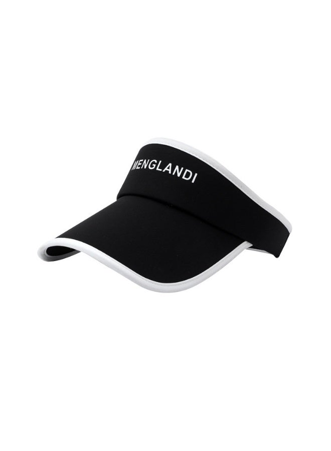 NIBEMINENT Sport Sun Visor Hats, Summer Spring Outdoor Sports Lightweight Empty Top Baseball Cap Cotton Ball Caps for Cycling Running, Tennis, Golf & All Sports - Women and Men - Image 1