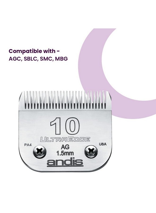 Andis Ultraedge Detachable Clipper Blade Easy Detach And Reattach Settings Ensure The Blade Stays Secure Fits All Andis Detachable Blade Clippers Â- Size 10, Men - Image 5