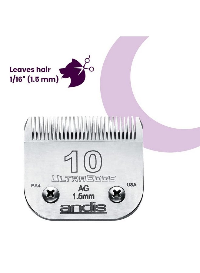 Andis Ultraedge Detachable Clipper Blade Easy Detach And Reattach Settings Ensure The Blade Stays Secure Fits All Andis Detachable Blade Clippers Â- Size 10, Men - Image 3
