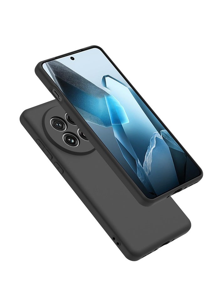 Generic - 【1+1+1 Sets】for OnePlus 13 5G Case & Screen Protector & Magnetic Ring Holder Frosted Pudding Material TPU Cover with Tempered Glass Screen Protector,Ring Holder Suitable for Car Magnetic Attraction - Image 1