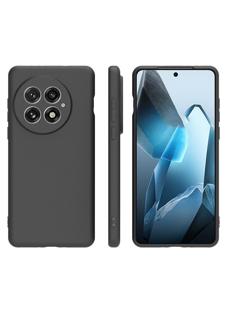 Generic - 【1+1+1 Sets】for OnePlus 13 5G Case & Screen Protector & Magnetic Ring Holder Frosted Pudding Material TPU Cover with Tempered Glass Screen Protector,Ring Holder Suitable for Car Magnetic Attraction - Image 1