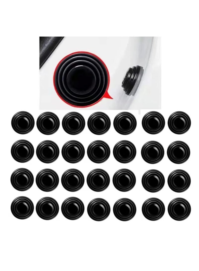 30 قطعة من ملصقات تزيين وسادة ممتص الصدمات لباب السيارة، حشوة ممتصة للصدمات، حشوة مضادة للتصادم، ملحقات السيارة - Image 1