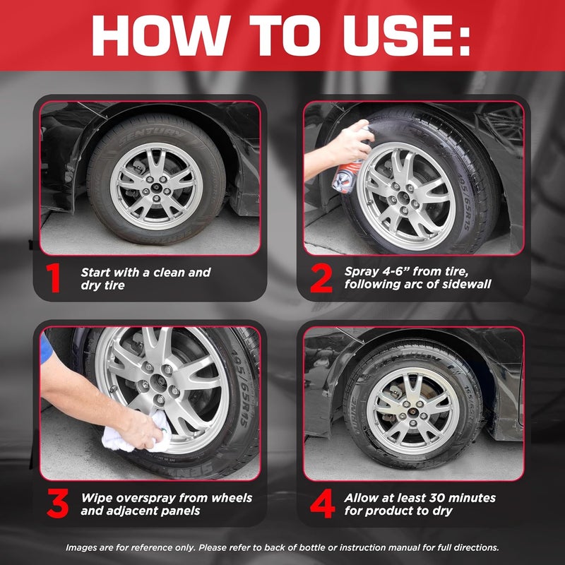 Black Magic Tire Shine Wet Spray - 14.5 oz (411g) - Image 4