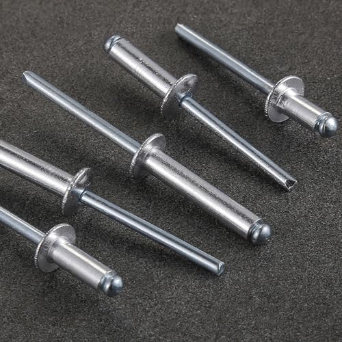 Wensilon (250Pcs) 5/32"x3/4" Aluminum blind pro Rivets,Aluminum Grip and Steel Mandrel - Image 3