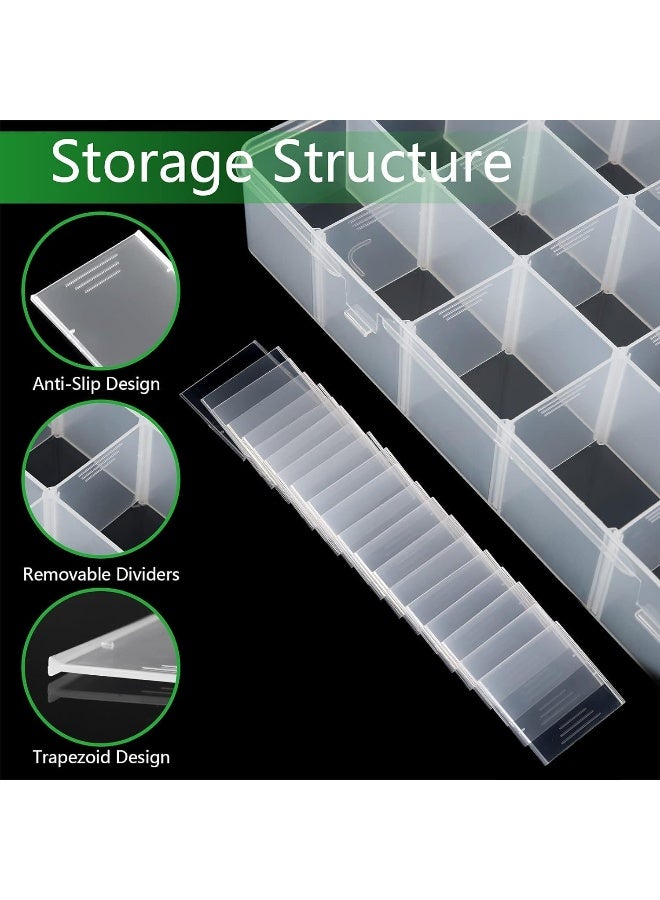 Royal Apex 12 Grids Pvc Compartment Container, Bead Storage Organizer Box Case With Adjustable And Removable Dividers For Jewelry Craft Tackles Tools And Screw (2 Empty Box Only) - Image 4