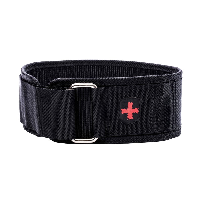 Harbinger 4-Inch Nylon Weightlifting Belt, Small,Black - Image 1