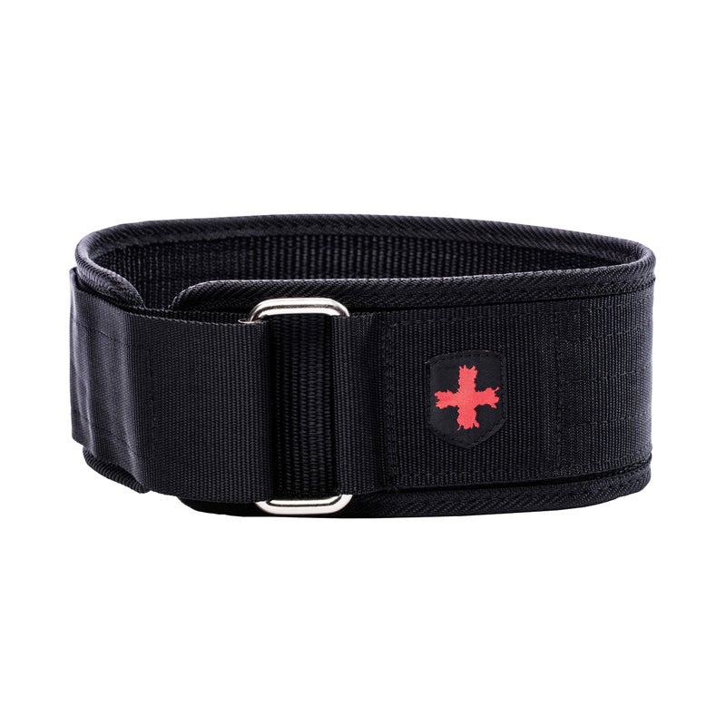 Harbinger 4-Inch Nylon Weightlifting Belt, Small,Black - Image 2