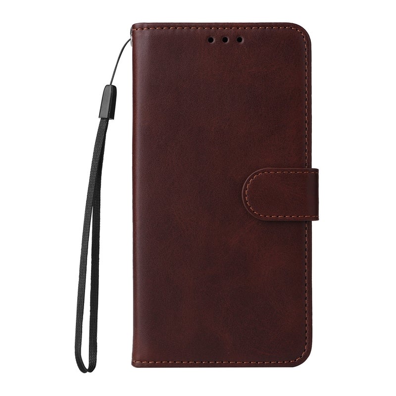 BURAQ Case Cover For Honor 200 Lite Global Classic Calf Texture Flip Leather Phone Case(Brown) - Image 2