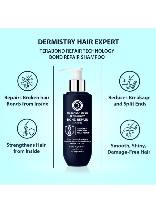 DERMISTRY Bond Repair Shampoo for All Hair Types 200 ml - Image 3