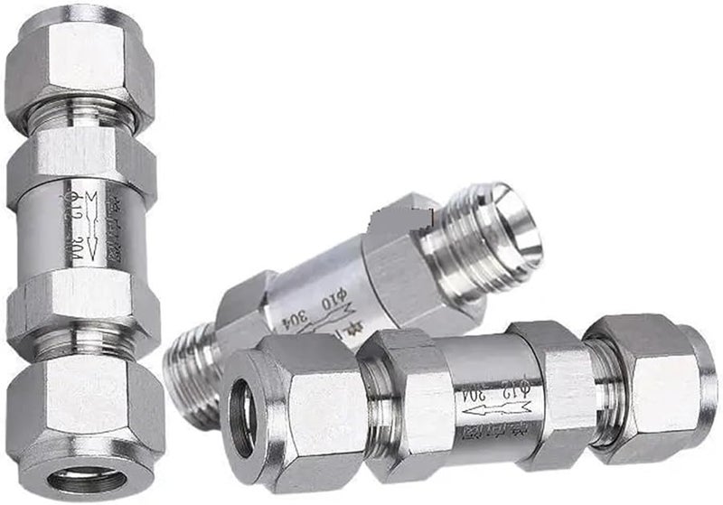 3 8 Inch Stainless Steel 304 High Pressure One Way Check Valve Acid Proof - Image 3