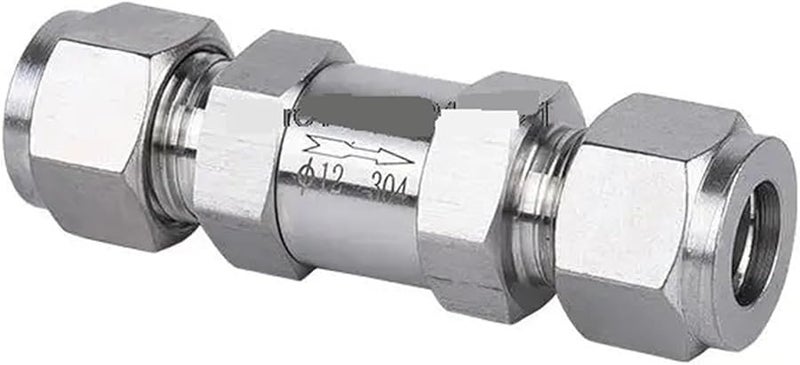 3 8 Inch Stainless Steel 304 High Pressure One Way Check Valve Acid Proof - Image 1