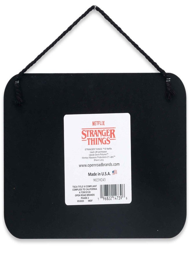 Open Road Brands Stranger Things Hawkins '85 Hanging Wood Wall Decor - Retro Stranger Things Sign for Bedroom or Movie Room - Image 3