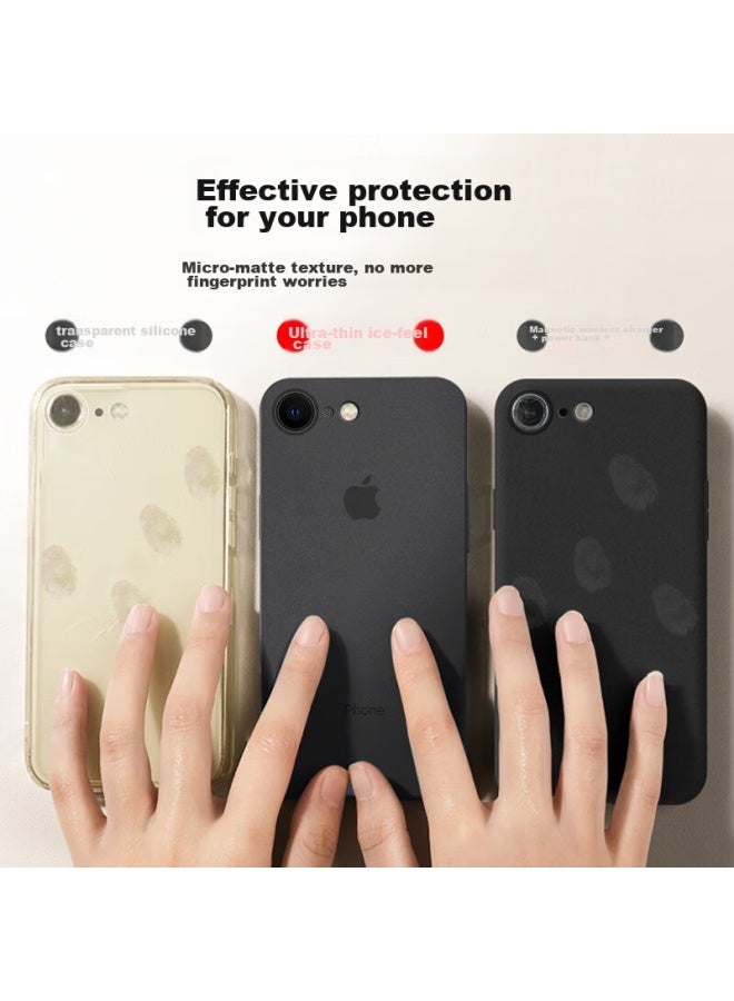 Neyaa Nai Xiao Ya Iphone 8 Case, Compatible With Iphone 8/7, Full Camera Protection, Ultra-thin, Transparent, Frosted, Shockproof Soft Case For Men And Women, Misty White - Image 4