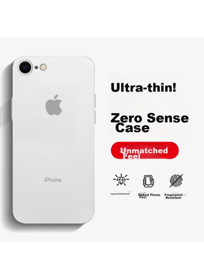 Neyaa Nai Xiao Ya Iphone 8 Case, Compatible With Iphone 8/7, Full Camera Protection, Ultra-thin, Transparent, Frosted, Shockproof Soft Case For Men And Women, Misty White - Image 1