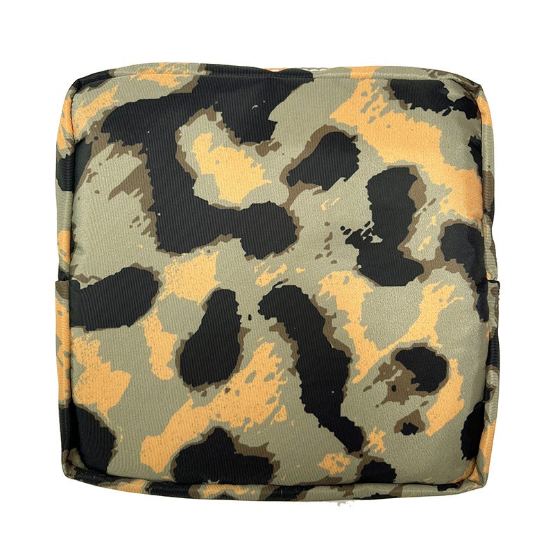 Mini Sanitary Pad Organizer Pouch for Girls Leopard print 