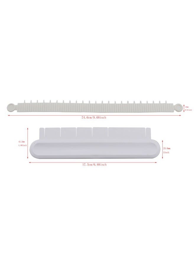 DGBRSM Flip Cake Arc Ruler Decorative Marking Divider Aid Diy Cake Framing Tool Round Lace Baking Measuring Pastry - Image 2
