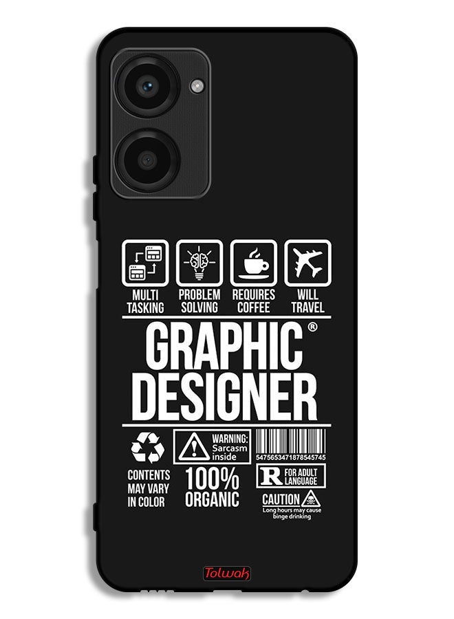Tolwak Realme 10 Pro Protective Case Cover Graphic Designer Sticker - Image 1