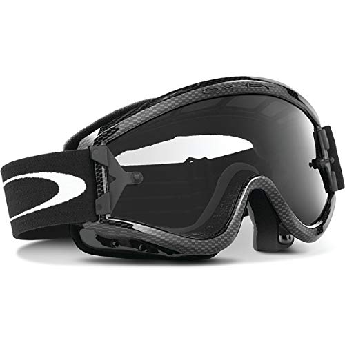 Oakley L-Frame Graphic Frame MX Goggles,Carbon Fiber Frame/Clear Lens,one size - Image 1