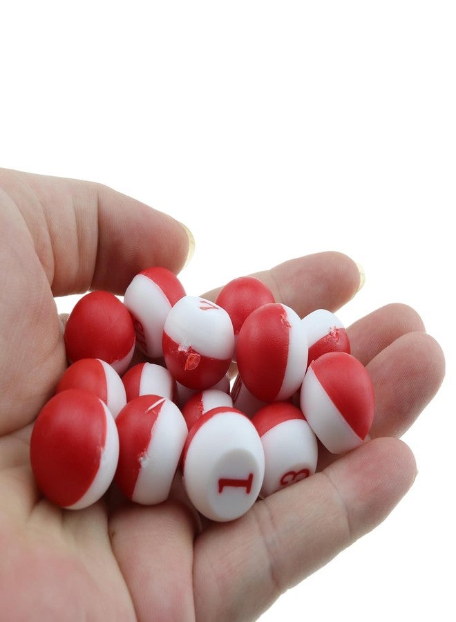 HLGHLG 16PCS 2/3 Inch Red Billiard Number Dice Set - Durable PP Plastic Dice for Kelly Pool, Pea Pool, and Billiard Table Games, Ideal for Home and Billiard Halls - Image 4