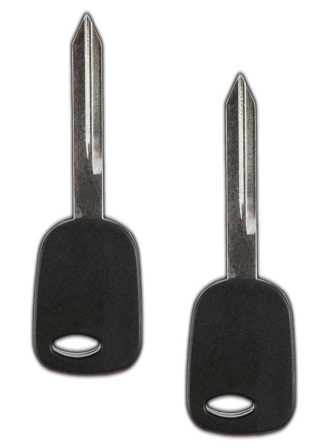 KeylessOption 2 Replacement Ignition Chipped Key Transponder Compatible with Ford 4C H72 - Image 1