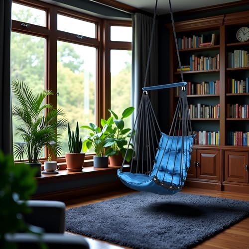 Juljulia Swing for Balcony - Premium Jhula for Adults for Home, Safe Jhula for Kids, Indoor Balcony Hanging Chair, Durable & Comfortable Design, Easy Installation & Maintenance - JJ_Low-K-FIROZI - Image 5