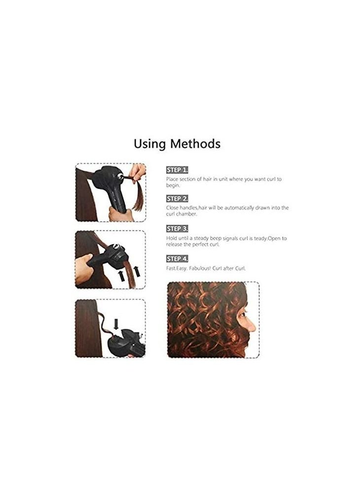 Generic - Automatic Hair Curler Electric Steam Hair Curler Ceramic Curling Iron Salon Professional Rotating Styling Steamer Curl Tools - Image 1
