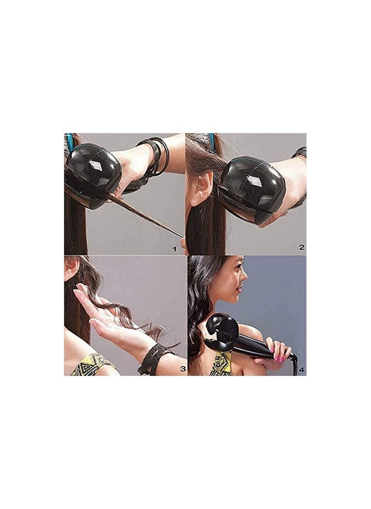Generic - Automatic Hair Curler Electric Steam Hair Curler Ceramic Curling Iron Salon Professional Rotating Styling Steamer Curl Tools - Image 1