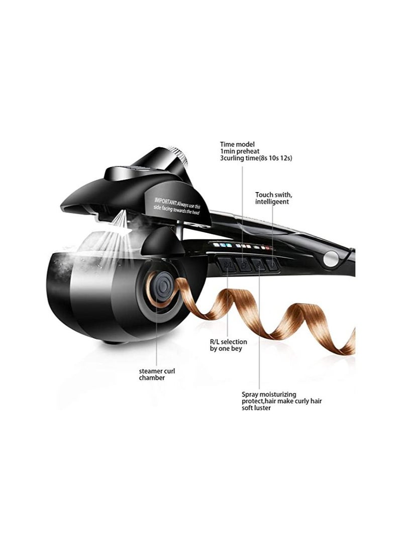 Generic - Automatic Hair Curler Electric Steam Hair Curler Ceramic Curling Iron Salon Professional Rotating Styling Steamer Curl Tools - Image 1
