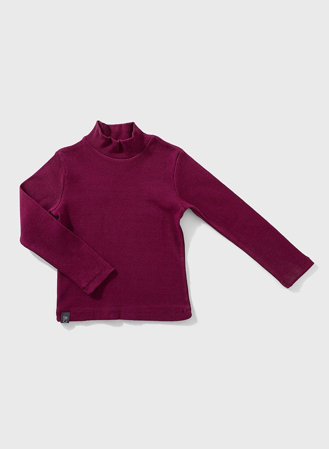 اون كيدز بلوفر تريكو بناتي أطفال صغار برقبة عالية