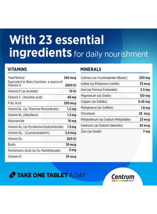 Centrum Men Specially Formulated Multivitamin for Men, 100 Tablets - view 3