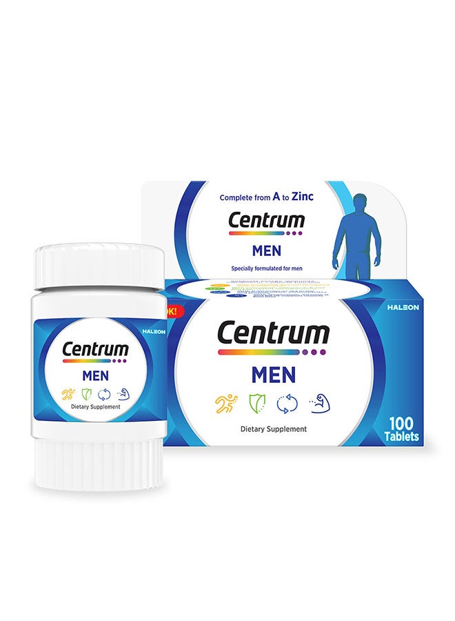 Centrum Men Specially Formulated Multivitamin for Men, 100 Tablets - Image 2