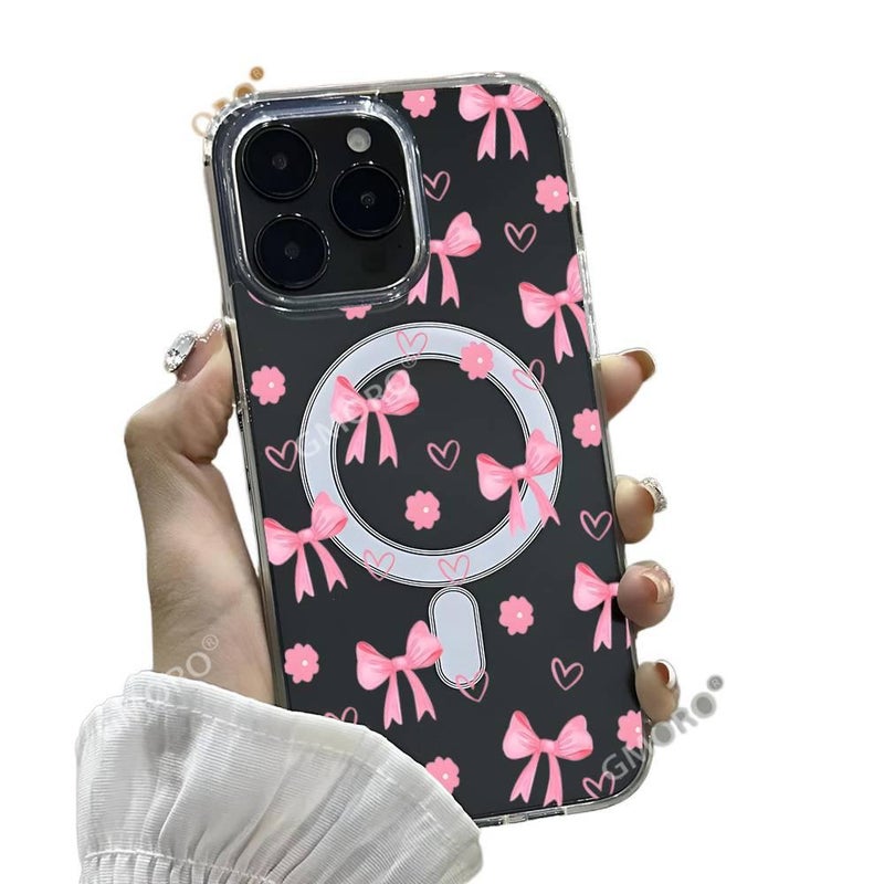 MagSafe Case | Shockproof | Drop Protection | Shockproof Cover for iPhone 12 | Black Acrylic - Image 4