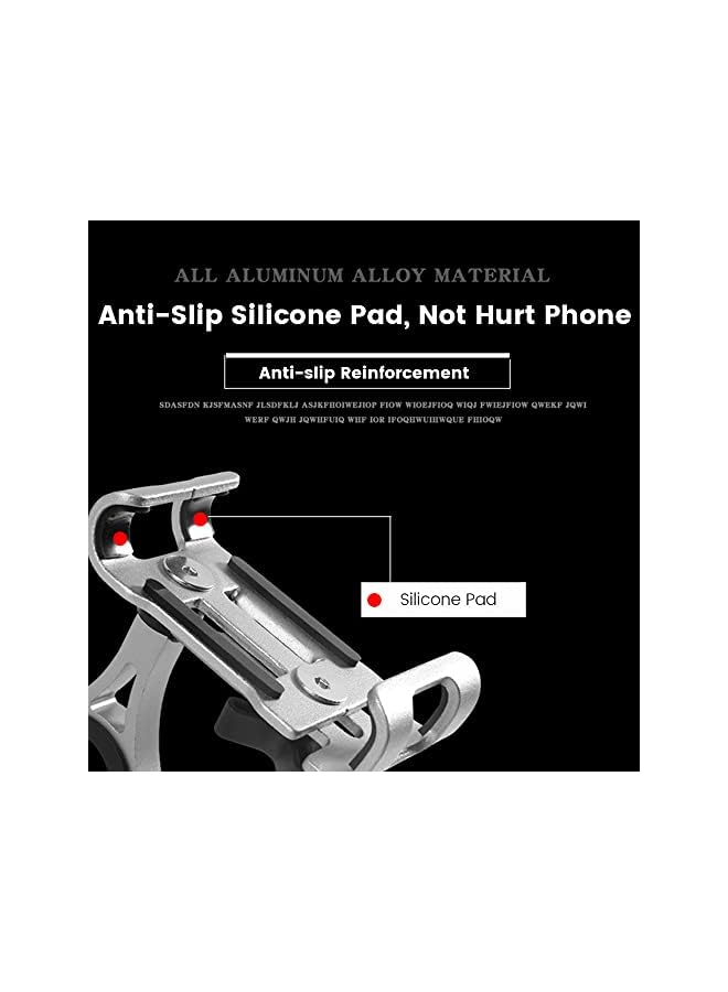 PROMASS Motorcycle Phone Mount - Premium Aluminum Alloy Bike Phone Mount, Securely Holds Phone, Suitable for handlebars with a diameter of 20MM~38MM - Image 5