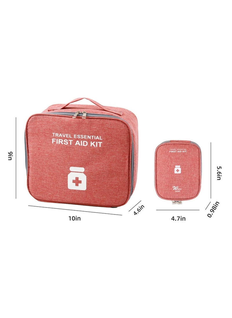 SYOSI - First Aid Bag First Aid Kit Bag Empty Travel Medicine Bag Medical Supplies Organizer Bag for Home Outdoor Travel Camping Hiking Mini Empty Medical Storage Bag Portable Pouch - Image 1