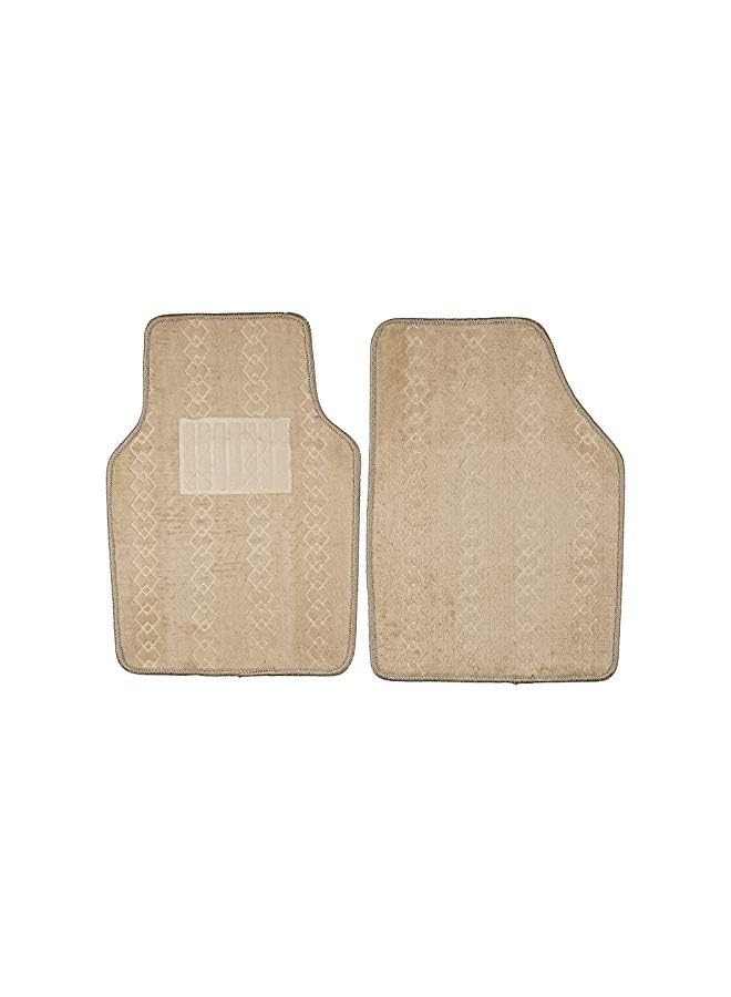 VITALY مجموعة سجادات أرضية السيارة، 104 قطعة، لون بيج - Image 2