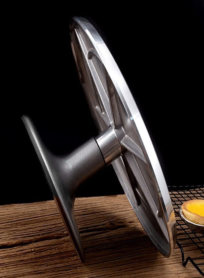 BAKING SET طقم خبز يتضمن طاولة دوارة للكيك 360 درجة مقاس 12 بوصة، طاولة دوارة لتزيين الكيك بشكل احترافي، مصنوعة من سبائك الألومنيوم والفولاذ. - Image 2