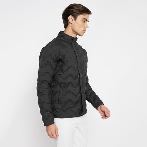 Duke Stardust Men Full Sleeve Heater Jacket (SDZ2154_Black_XXL) - Image 2