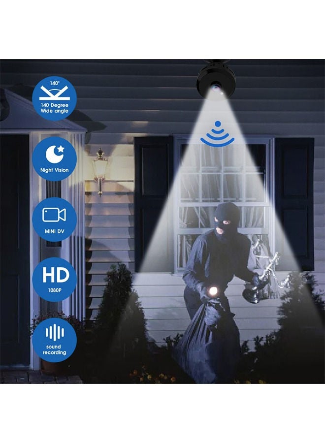 Mini Spy 1080P WiFi Hidden Camera with Night Vision and Motion Detection