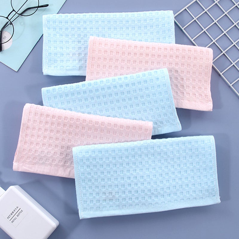 8 pcs Cotton Towel Style Color Face Cloth Washcloth Bathroom Accessory Bath Supply for Home ( , ) - Image 3