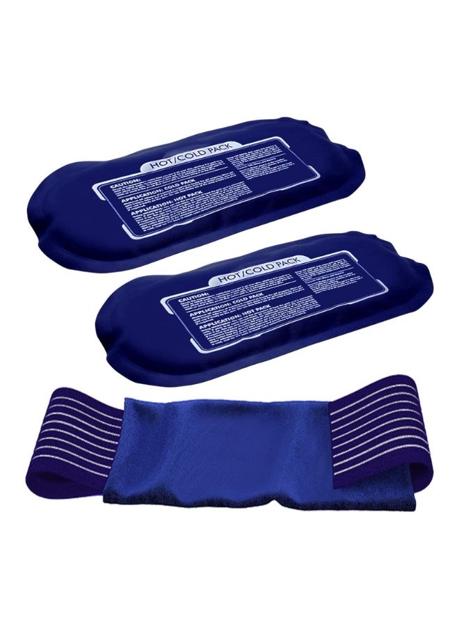 Lifenpure Reusable Hot and Cold Therapy Gel Wrap Support Injury Recovery Alleviate Joint and Muscle Pain  Adjustable And Flexible for Knees Back  Shoulders Arms and Legs  - Image 1