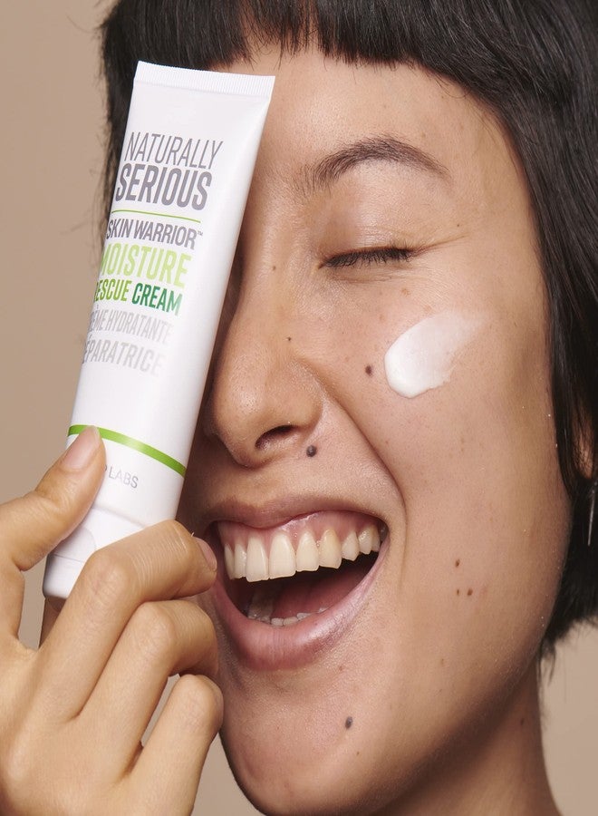 Naturally Serious | Skin Warrior Moisture Rescue Cream, Daily Moisturizing Cream, Skin Barrier Cream, Vegan Skincare, Cruelty-Free Skincare - Image 3