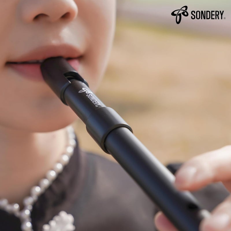 Sondery مجموعة صفارات القصدير الأيرلندية Sondery بمفتاح C ومفتاح D مصنوعة من ABS عالي الجودة بصوت خشبي طبيعي، صفارة بيني. - Image 4