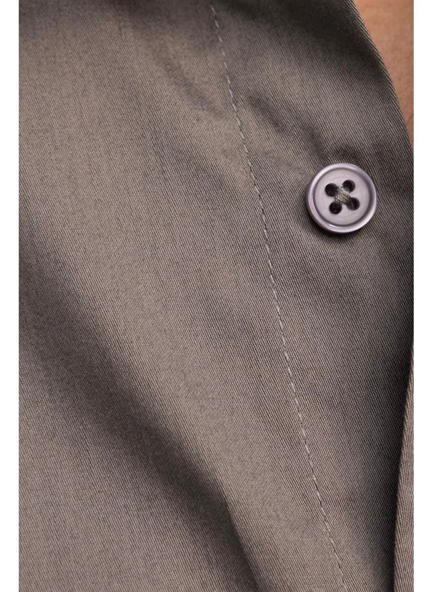 تودورس Classic Fit Relaxed Cut Plain Men's Shirt