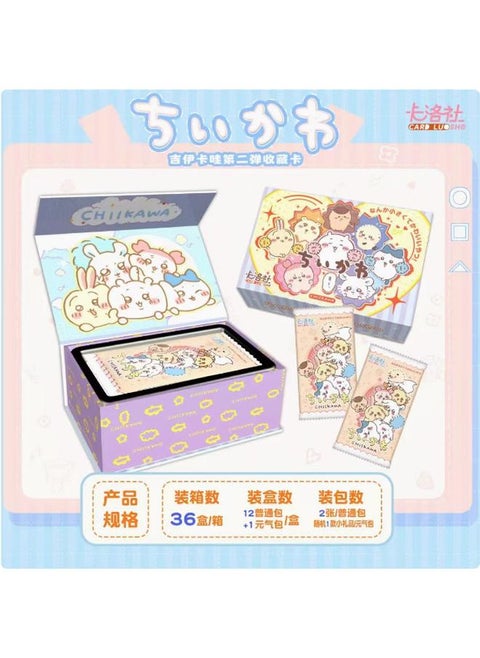 Moe Card Chiikawa Jiyika Wow Collection Card Cute Cartoon Animation Peripheral Card Original Box Batch