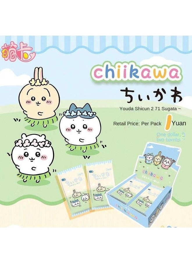 Bluejw - Moe Card Chiikawa Jiyika Wow Collection Card Cute Cartoon Animation Peripheral Card Original Box Batch - Image 1