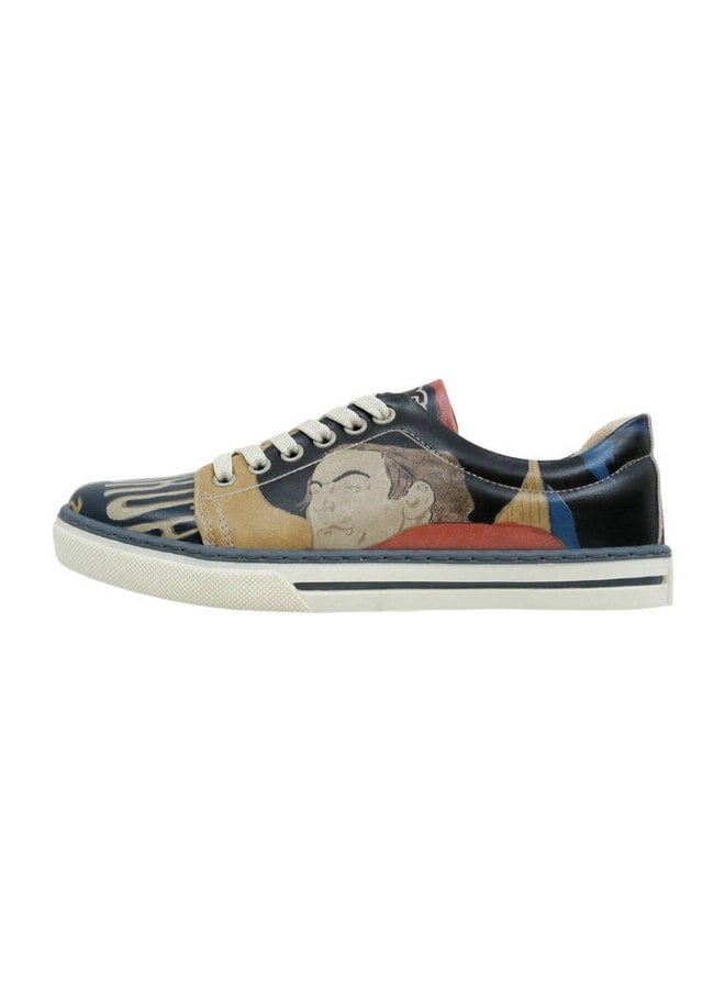 Dogo Women's Vegan Leather Black Sneakers - Ambassadeurs Design. - Image 3